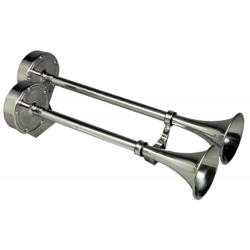 ONGARO MARINE Dual Standard Trumpet Horn West Marine