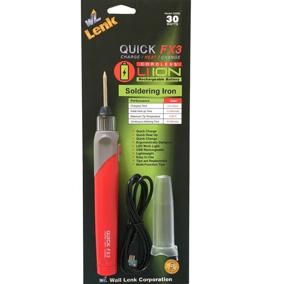 Quick FX3 30 Watt Cordless Soldering Iron image number 1