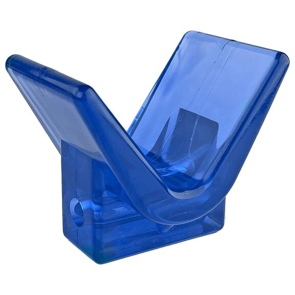 3" Trailer Bow Stop, Blue Poly image number 0
