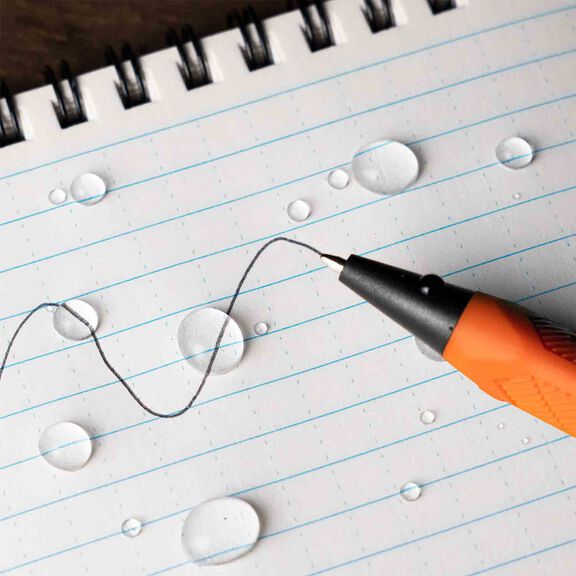 RiteRain Orange Clicker Pen image number 3