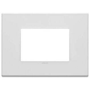 Vimar Eikon Total Look 22653.01 3-Module Cover Plate, Arctic White