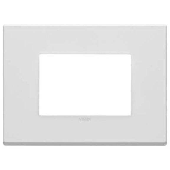 Vimar Eikon Total Look 22653.01 3-Module Cover Plate, Arctic White image number 0