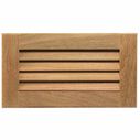Teak Louvered Insert, 11 3/16" x 6 3/8" x 3/4" image number 0