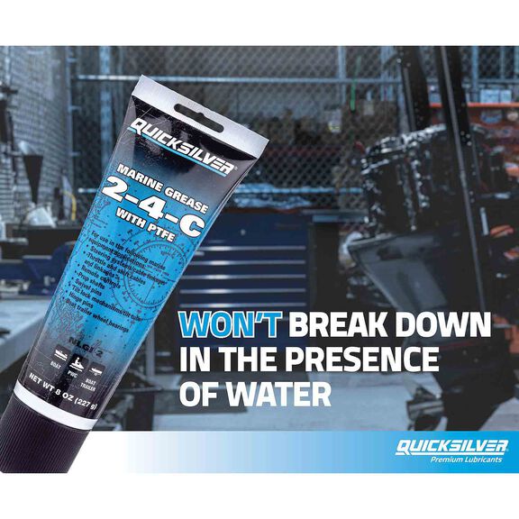 802859Q1 2-4-C Marine Grease with Teflon, Multi-Purpose Marine Lubricant &ndash; 8 oz. Tube image number 4