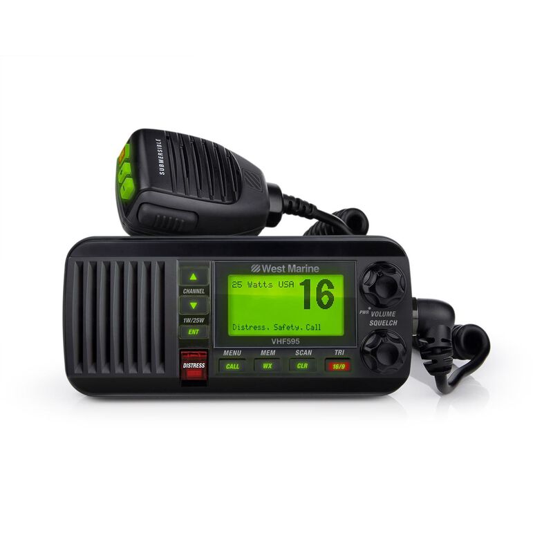 WEST MARINE VHF595 FixedMount VHF Radio West Marine