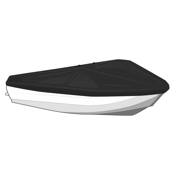 Exact Fit Boat Cover For 2002-2003 Hewescraft 200 SEA Runner O/B- Sharkskin Supreme - Caribbean Blue image number 0