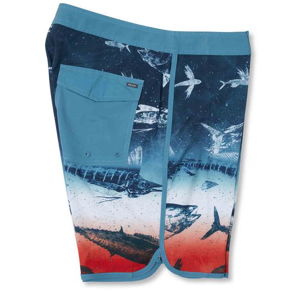 Men's High Spot Gyotaku Fade Board Shorts image number 1