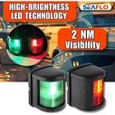 SEAFLO LED Port and Starboard Navigation Light Combo Black 12V 2NM Regular image number 5