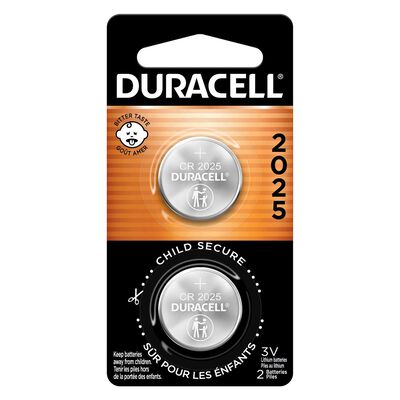 2025 Lithium Coin Batteries, 3X, 2-Pack