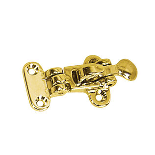 Polished Brass Anti-Rattle Hold Down