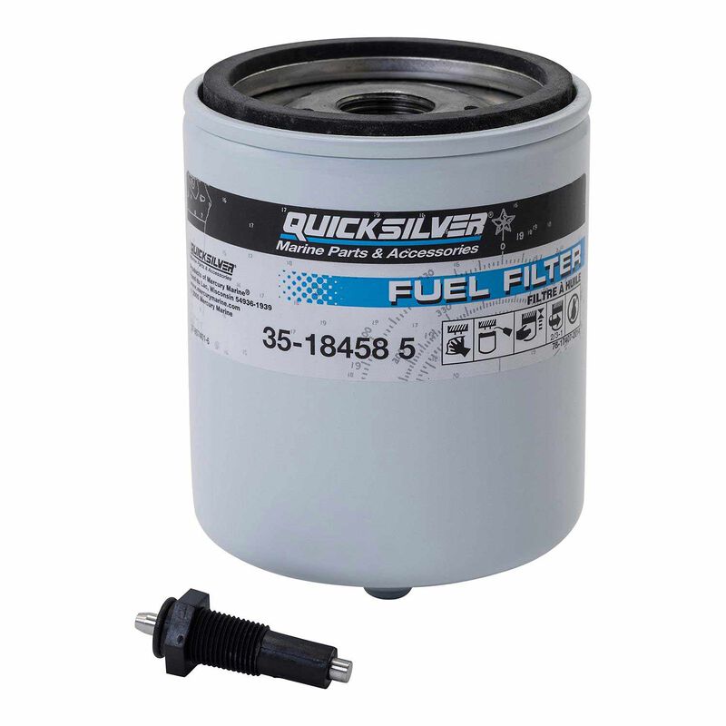 18458Q3 Water Separating Fuel Filter Kit with Black Water Warning Sensor image number 0