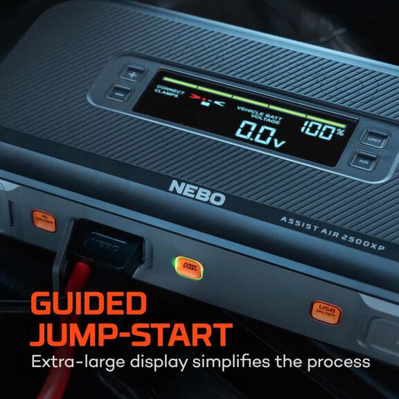NEBO Assist&reg; Air 2500XP Jump Starter & Air Compressor image number 4
