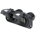 Combination 12V Outlet and Dual USB Outlet image number 0