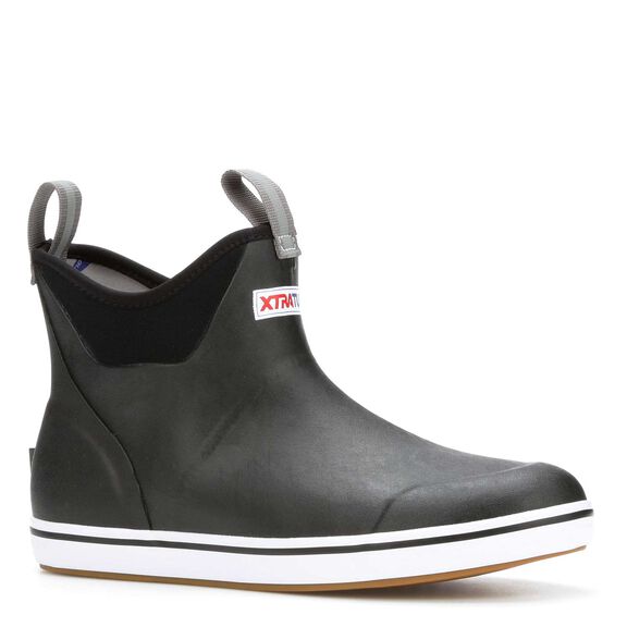 Men's 6" Rubber Ankle Deck Boots, Wide Width image number 0