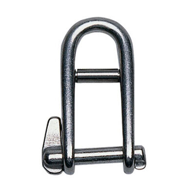 3/16" D Stainless Steel Keypin with Bar Shackle
