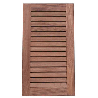 Teak Louvered Insert, 9 1/8" x 16" x 3/4"