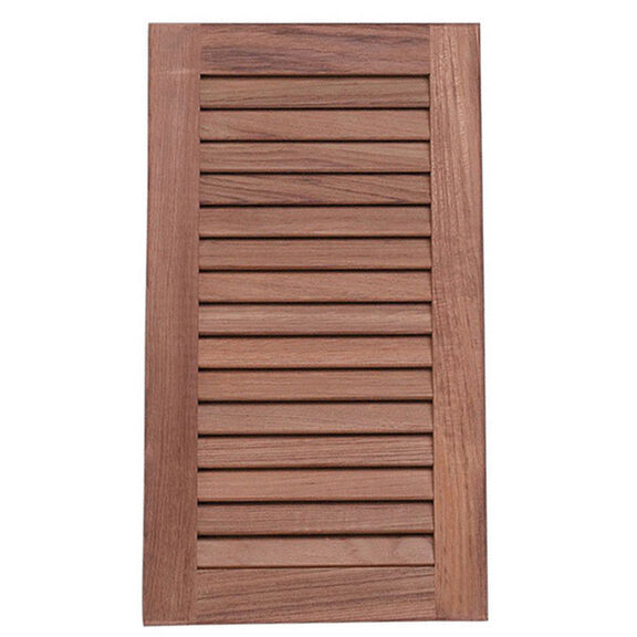 Teak Louvered Insert, 9 1/8" x 16" x 3/4" image number 0