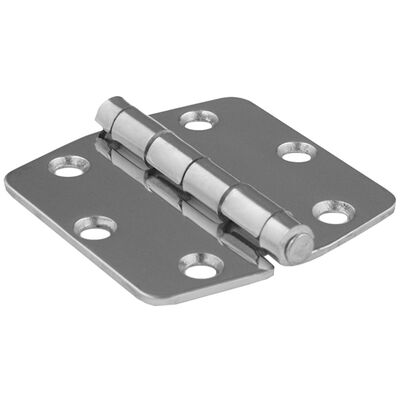 Euro Style Stainless Steel Utility Hinge, 3" x 3"