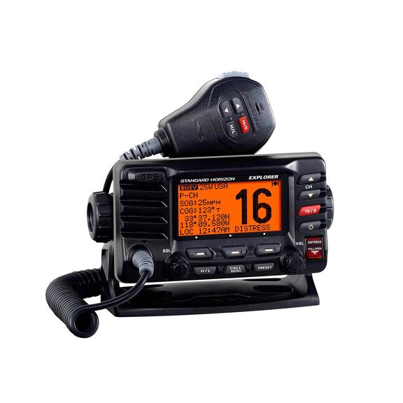 GX1700 Compact Fixed-Mount VHF Radio with GPS image number 1