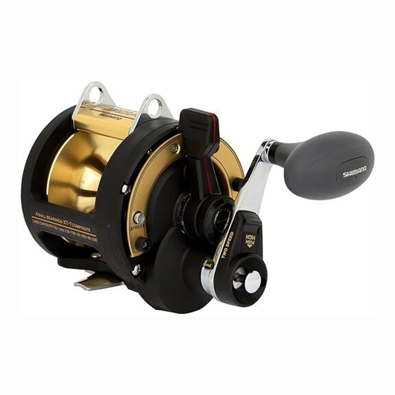 SHIMANO TLD II TLD20IIA 2-Speed Lever Drag Conventional Reel, 37 