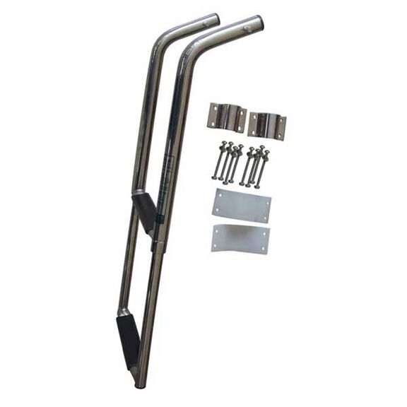 2-Step Under Platform Telescoping Swim Ladder with Safety Stick image number 0