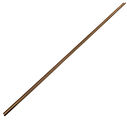 Bulkhead Teak Molding, 3/4" Track Straight Length, 1 3/16 "x 5/8 "x 5' image number 2
