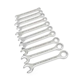 10 Piece SAE Midget Combination Wrench Set