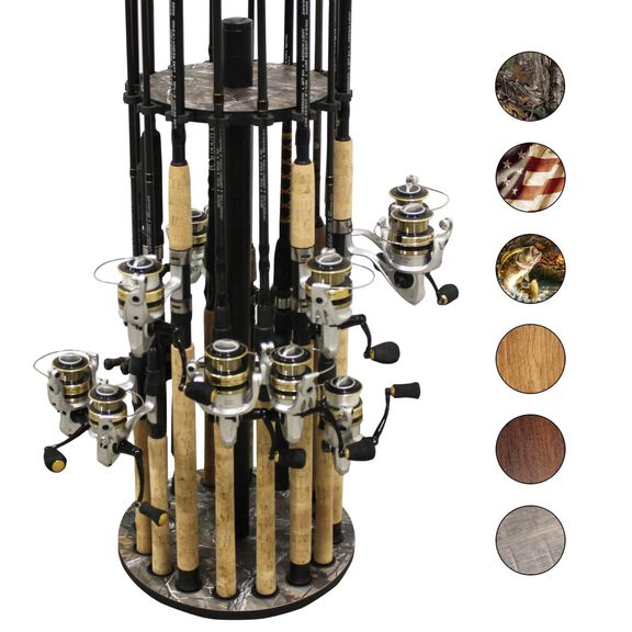 REALTREE 16 Fishing Rod Round Storage Rack image number 0