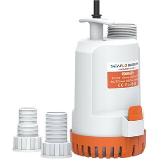 SEAFLO 24V 1500 GPH Portable Utility Submersible Pump