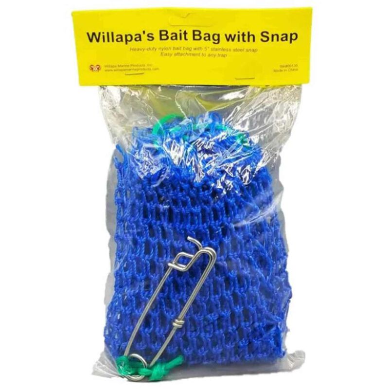 WILLAPA MARINE Soft Bait Bag with Snap West Marine
