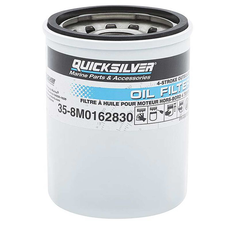 8M0162830 Oil Filter for Mercury and Mariner 4-Stroke Outboards 25-115 Hp image number 2