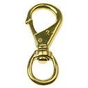 3 3/4" Brass Swivel Eye Snap image number 3
