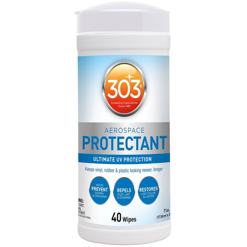 303 Aerospace Protectant Wipes, 40 Towelettes image number 0