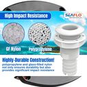SEAFLO 3/4" Thru Hull Fitting with Check Valve White image number 4