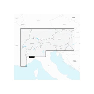 Navionics+ EU066R Alpine, Lakes and Rivers, Electronic Chart