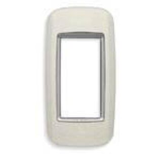 Vimar Eikon 20696.N13 1-Module Round Panel Mount Cover Plate, Matt Silver