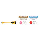 Marinco EEL Shore Power Pigtail Adapter, 15 Amp 125V Male to 30A 125V Female image number 1