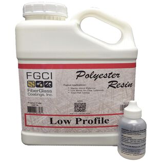 Low Profile PolyEster Resin, Gallon Kit