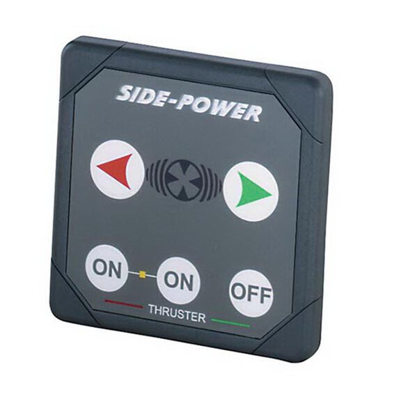 Side-Power Gray Round Cutout Touchpad Control with Round Back image number 0