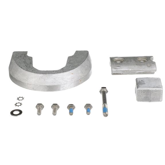 Quicksilver 8M6008011 Aluminum Anode Kit for BRP/OMC Stringer Sterndrives image number 0