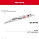 The Wrecker&trade; Multi-Material SAWZALL&reg; Blade 9" 7/11TPI, 5 Pack image number 1