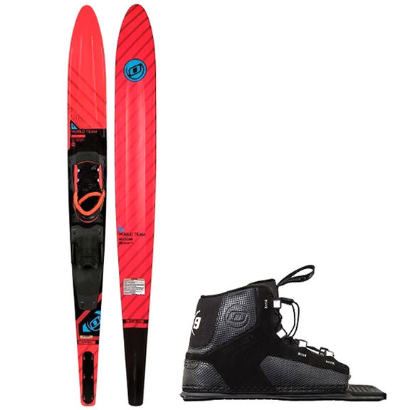 68" World Team Slalom Waterski with X9 Bindings image number 1
