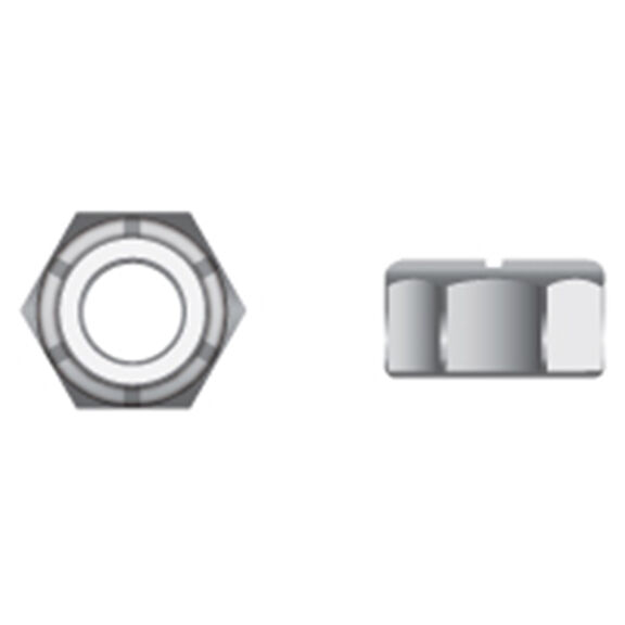 7/16-14 Stainless Steel Nylon Insert Locknuts, 25-Pack image number 0