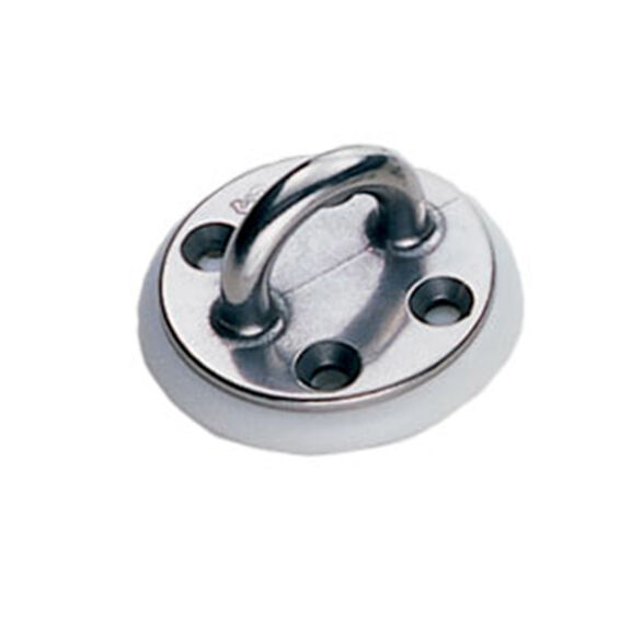2 1/2" Dia. Heavy-Duty Round-Base Padeye with 3/8" Bail image number 0