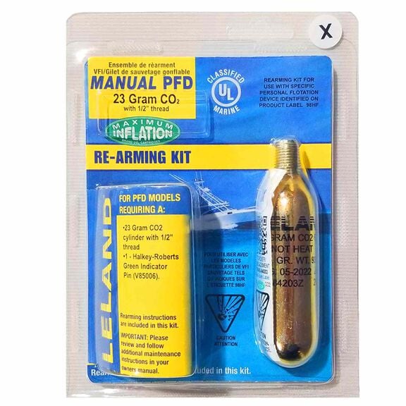 Leland  23 Gram Inflatable PFD Rearming Kit, Manual image number 0