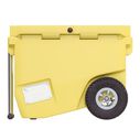 RollR 60 Quart Wheeled Hard Cooler with Tow Handle, Sunny Side image number 1