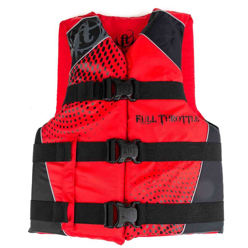 KENT Full Throttle Nylon Life Jacket, Teen 90+ lbs. West Marine