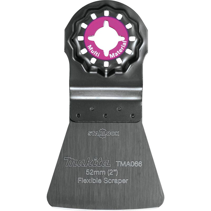 Makita Starlock Oscillating Multi-Tool 2" High Carbon Steel Flexible Scraper Blade | For Boats | by West Marine