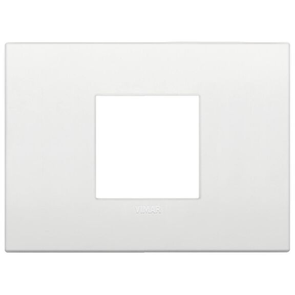 Vimar Arke 1-Module Classic Cover Plate, Technopolymer, White (Variant .74) image number 0