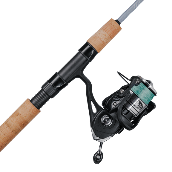 4'3" Li'l Finz Kids Spinning Combo, Medium Power, Black/Silver image number 0